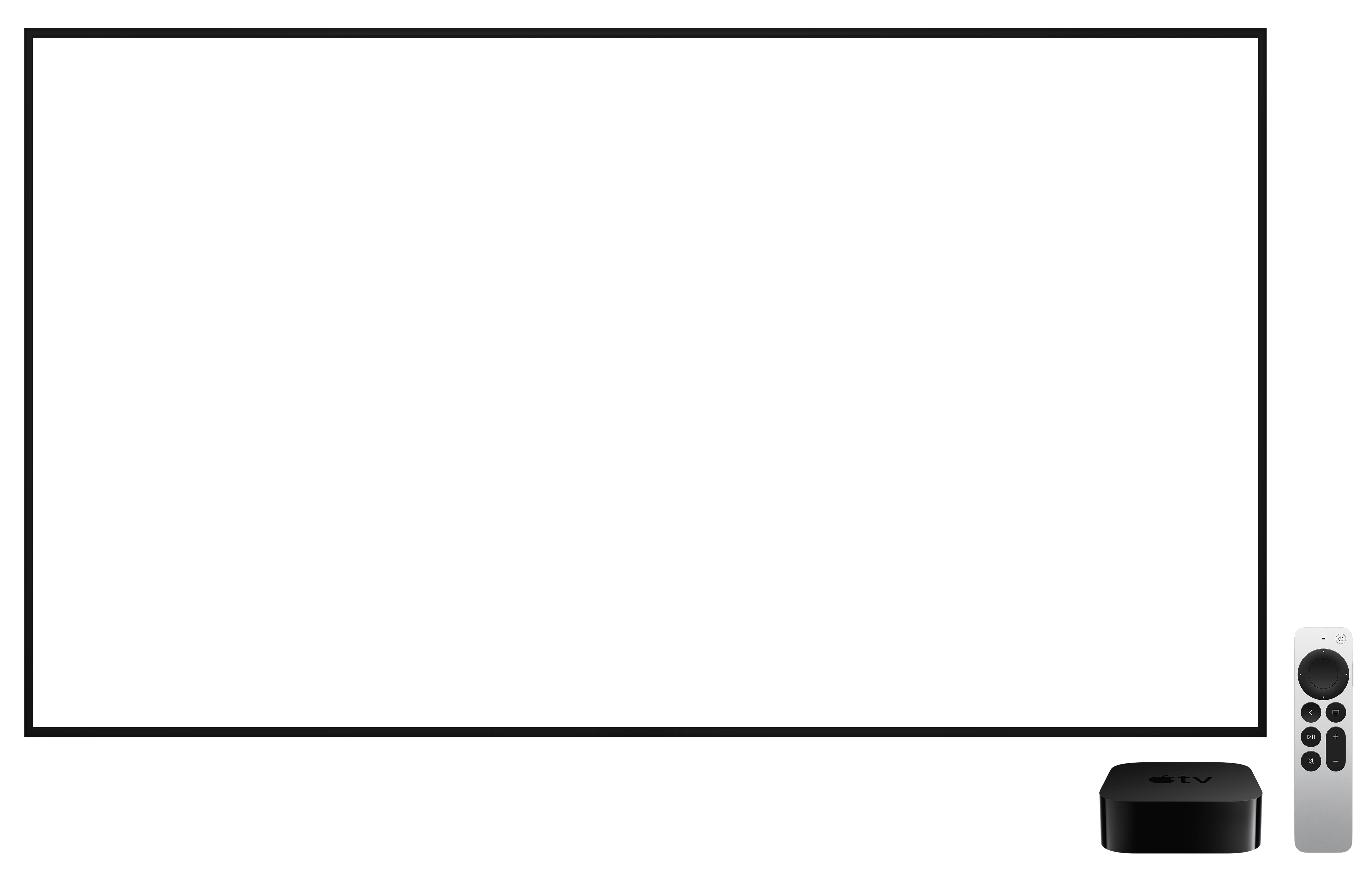 Apple TV 4K mockup frame
