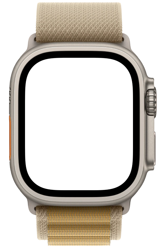 Apple Watch Ultra 2 mockup frame