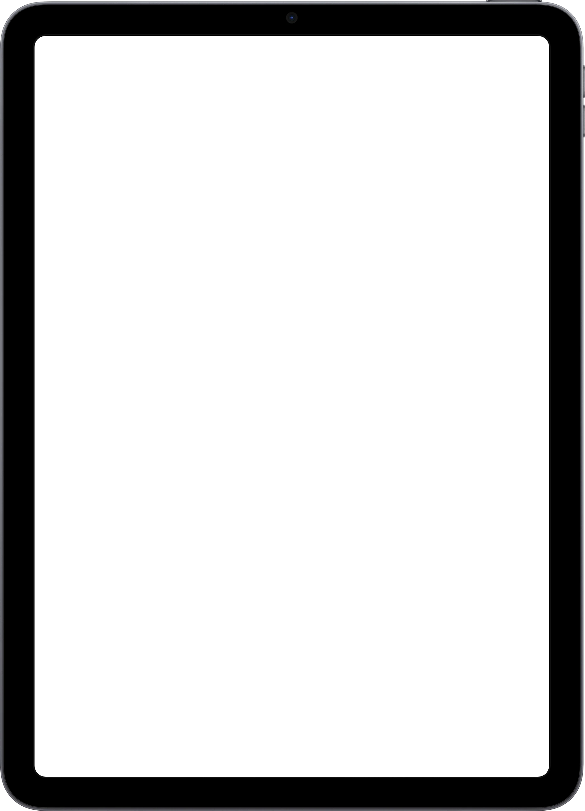iPad Air mockup frame
