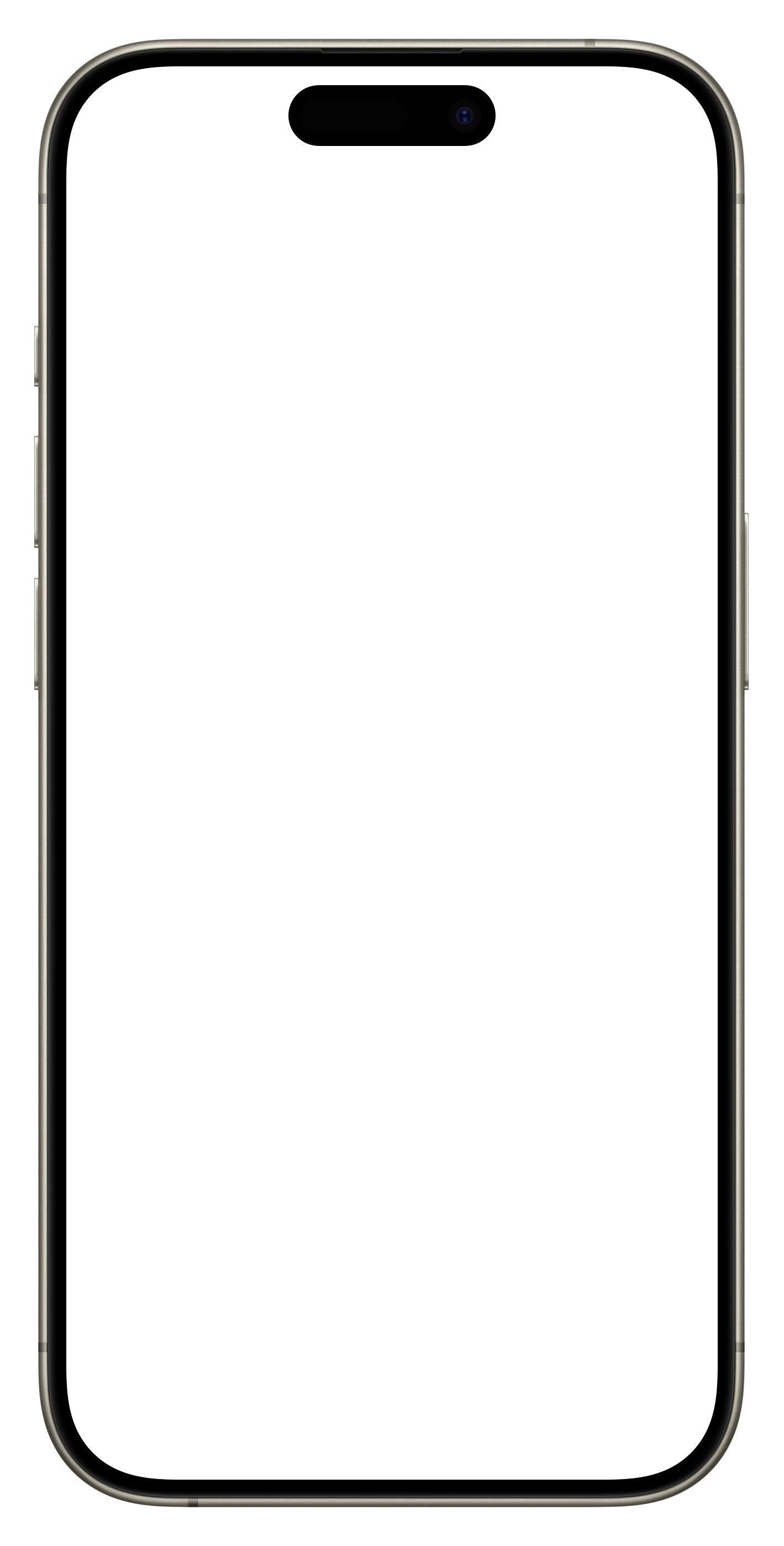 iPhone 15 Pro mockup frame