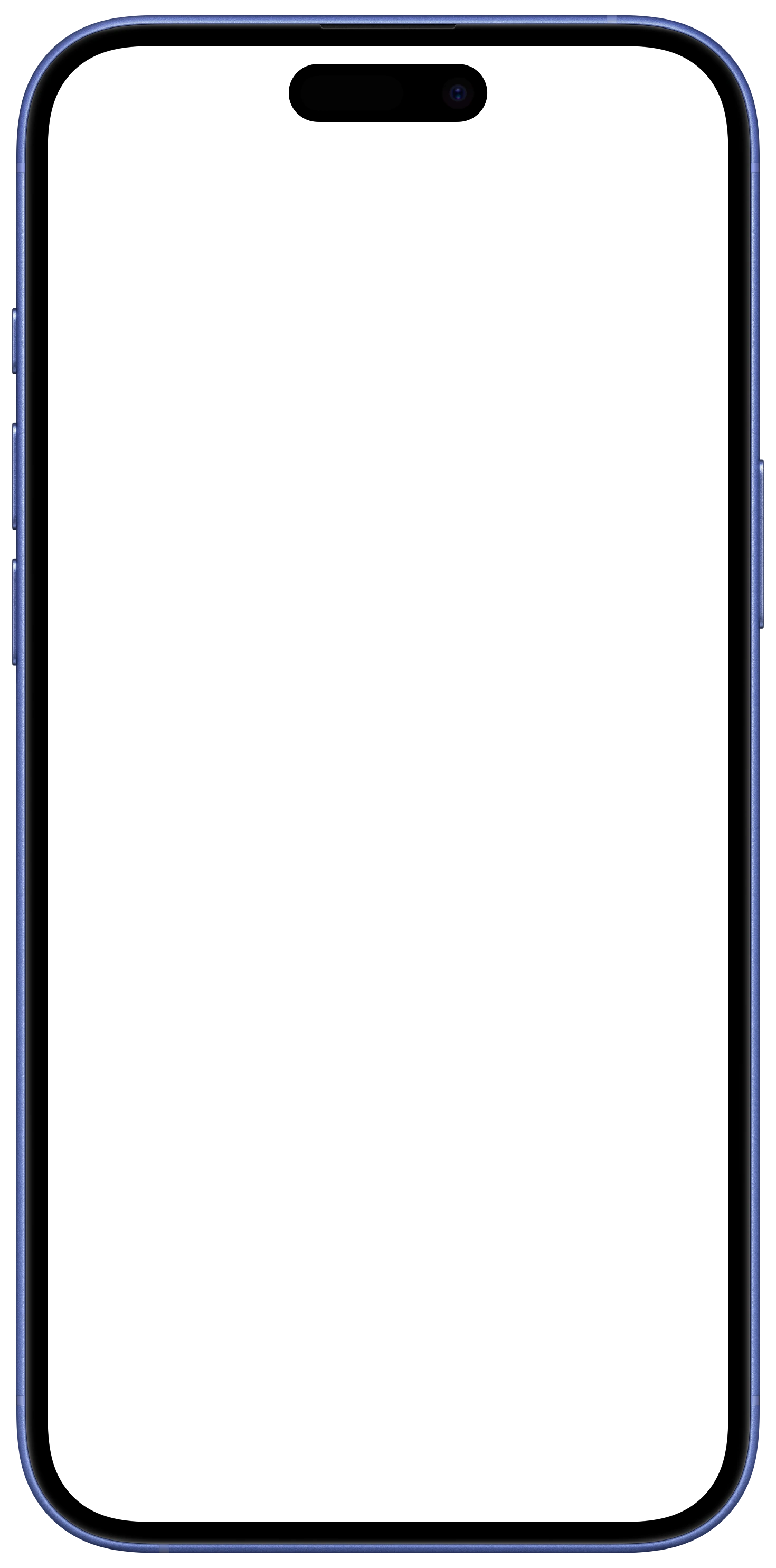 iPhone 16 Plus mockup frame